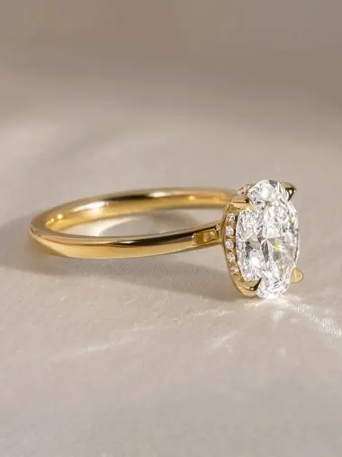 Double Halo Diamond Ring