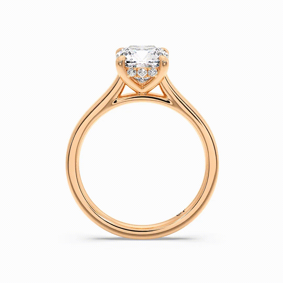 Azalea Round 18 Rose Gold