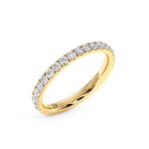 Eterna Micro Pavé Diamond Band Ring – 2.2mm